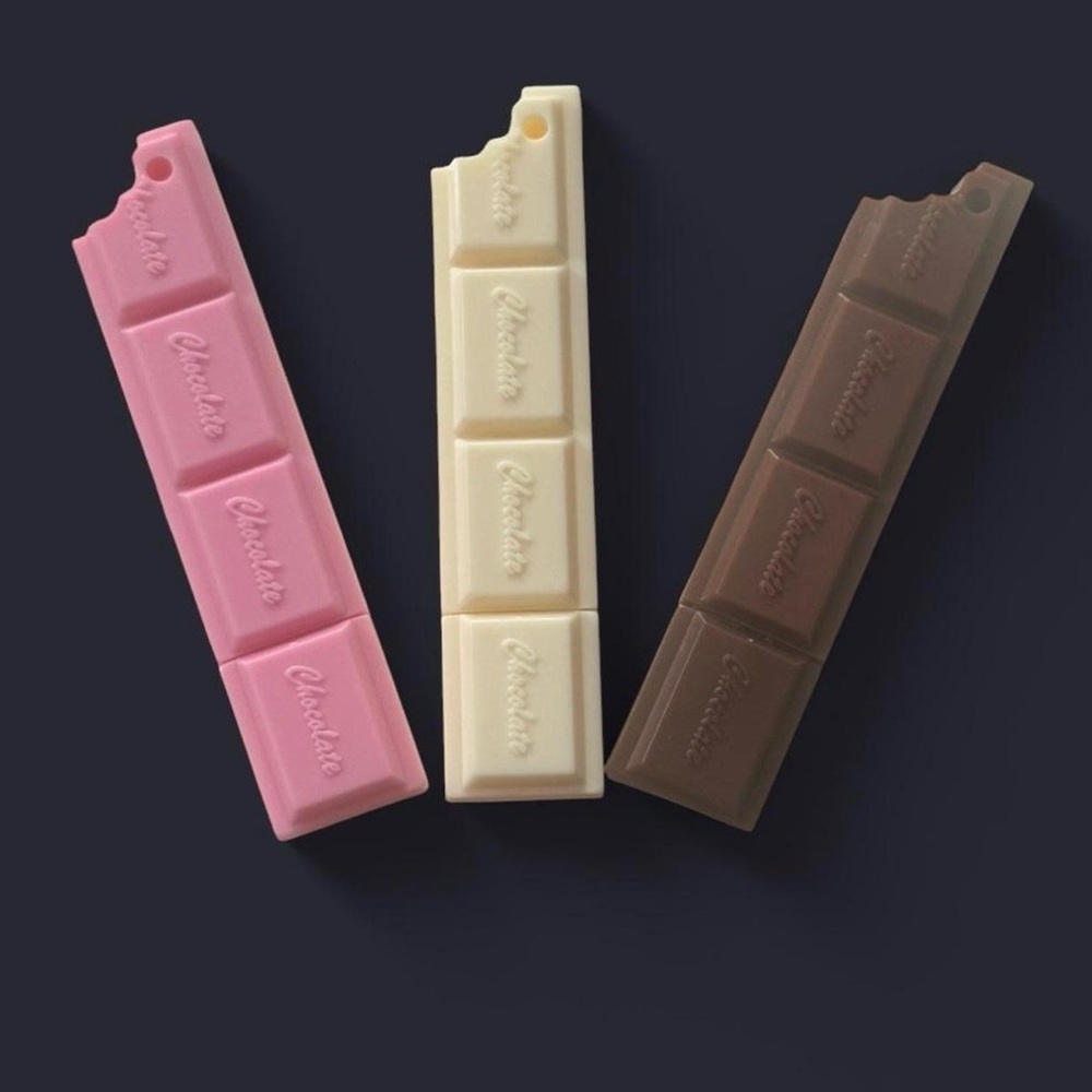 Chocolate Pen Set Pink, White, Brown Stationary New